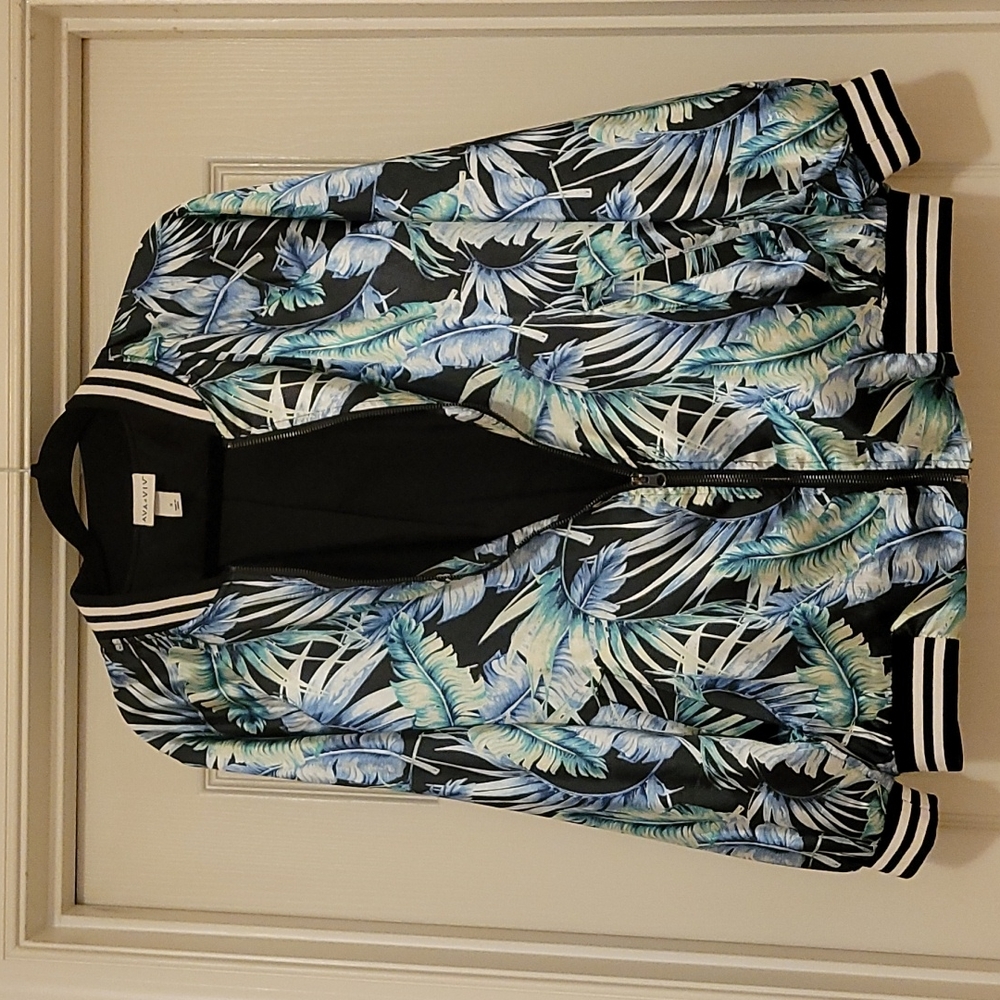 Ava & Viv Green palm jacket